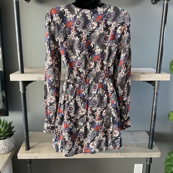 Free People Stealing Fire Tunic Mini Dress small - Picture 2 of 8